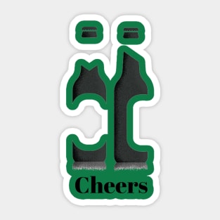 Cheers Sticker